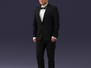 waiter man 0414-1 3D मॉडल