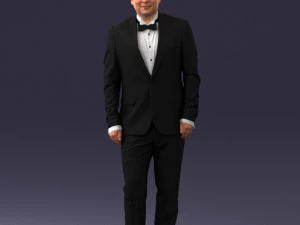 waiter man 0414-1 3D Model