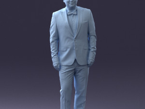 waiter man 0414-1 3D मॉडल