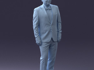 waiter man 0414-1 3D मॉडल