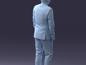 waiter man 0414-1 3D मॉडल