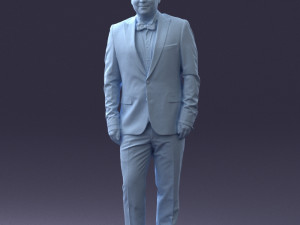 waiter man 0414-1 3D मॉडल