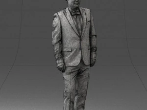 waiter man 0414-1 3D Model