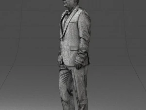 waiter man 0414-1 3D Model
