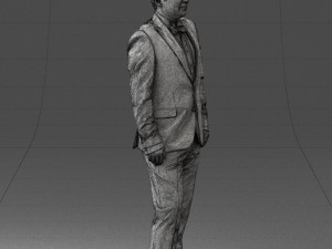 waiter man 0414-1 3d print ready 3Dプリントモデル