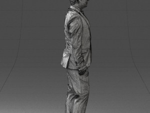 waiter man 0414-1 3d print ready 3Dプリントモデル