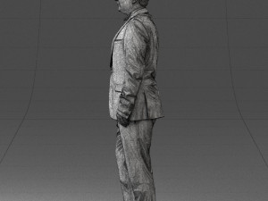 waiter man 0414-1 3d print ready 3Dプリントモデル