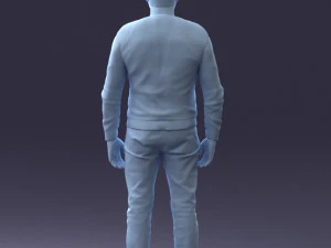 man in sweater 0219 3D Model
