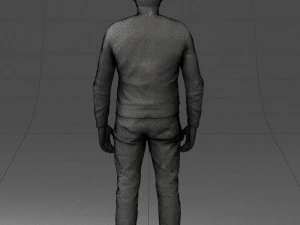 man in sweater 0219 3D Model