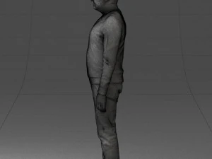 man in sweater 0219 3D Model
