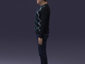 man in sweater 0219 3d print ready 3D Print Model