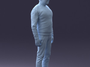 man in sweater 0219 3d print ready 3D Print Model
