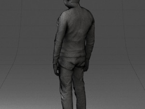 man in sweater 0219 3d print ready 3D Print Model