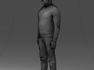 man in sweater 0219 3d print ready 3D Print Model