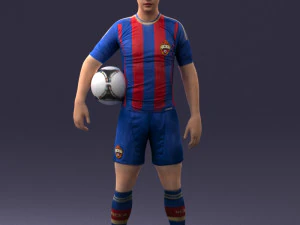 football player 0510-2 3D Model