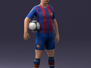 football player 0510-2 3D Model
