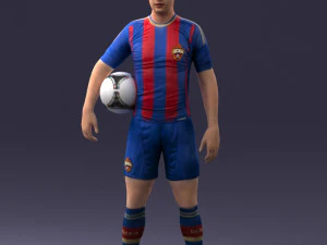 football player 0510-2 3D Model