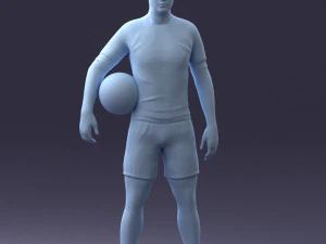 football player 0510-2 3D Model