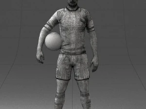 football player 0510-2 3D Model