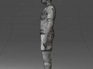 football player 0510-2 3D Model
