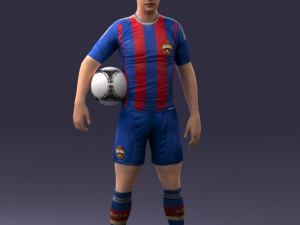 football player 0510-2 3d print ready 3D Druckmodell