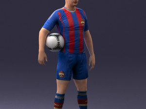 football player 0510-2 3d print ready 3D Druckmodell