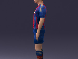 football player 0510-2 3d print ready 3D Druckmodell