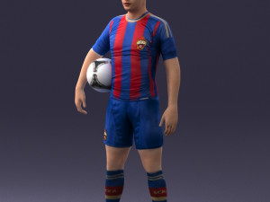 football player 0510-2 3d print ready 3D Druckmodell