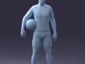 football player 0510-2 3d print ready 3D Druckmodell