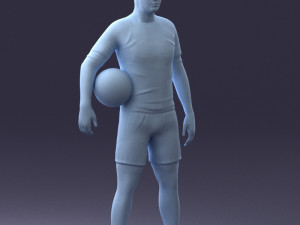 football player 0510-2 3d print ready 3D Druckmodell