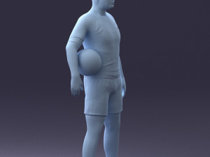football player 0510-2 3d print ready 3D Druckmodell