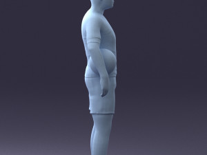 football player 0510-2 3d print ready 3D Druckmodell