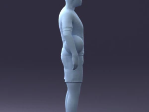 football player 0510-2 3d print ready 3D Print Model