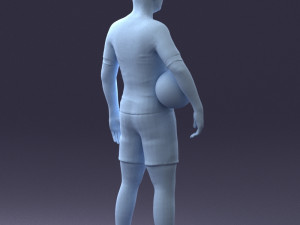 football player 0510-2 3d print ready 3D Druckmodell