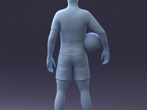 football player 0510-2 3d print ready 3D Druckmodell