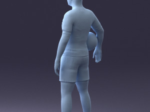 football player 0510-2 3d print ready 3D Druckmodell