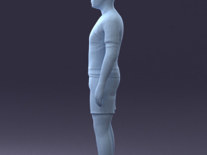 football player 0510-2 3d print ready 3D Druckmodell
