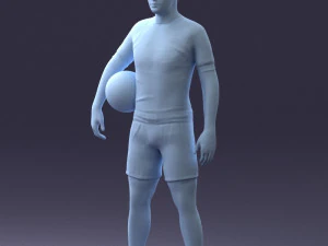 football player 0510-2 3d print ready 3D Print Model