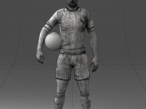 football player 0510-2 3d print ready 3D Druckmodell