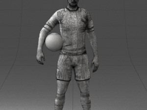 football player 0510-2 3d print ready 3D Druckmodell