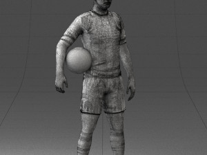 football player 0510-2 3d print ready 3D Druckmodell