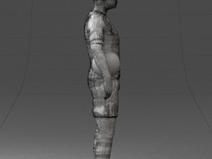 football player 0510-2 3d print ready 3D Druckmodell