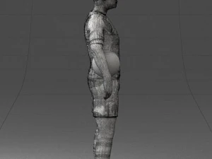 football player 0510-2 3d print ready 3D Print Model