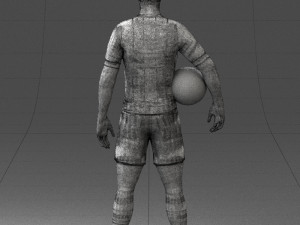football player 0510-2 3d print ready 3D Druckmodell