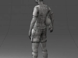 football player 0510-2 3d print ready 3D Print Model