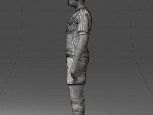 football player 0510-2 3d print ready 3D Druckmodell