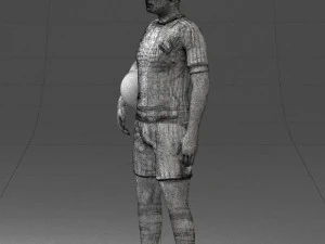 football player 0510-2 3d print ready 3D Print Model