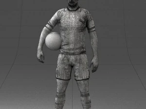 football player 0510-2 3d print ready 3D Print Model