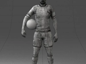 football player 0510-2 3d print ready 3D Print Model