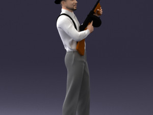 gangster 0105 3d print ready Modello di stampa 3D